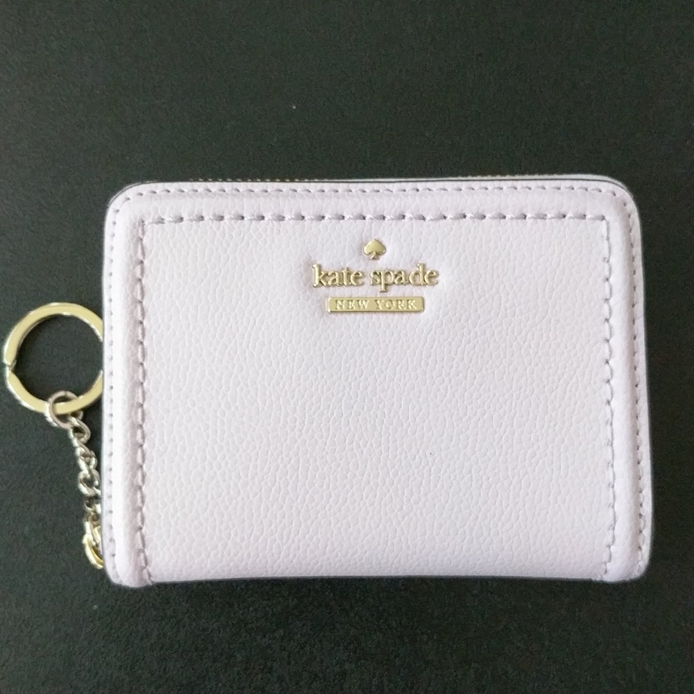 Kate Spade Blush Wallet Key Ring Pink Blossom Gold